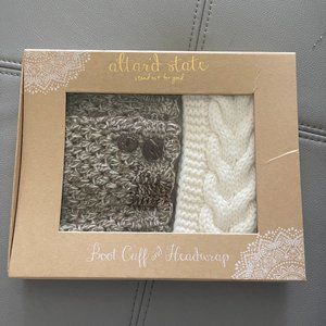 Brand new Altar'd State boot cuff and headwrap